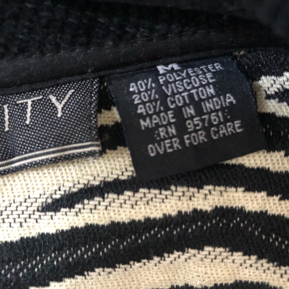 VTG New Identity Zebra blazer jacket (M) - Picture 10 of 11